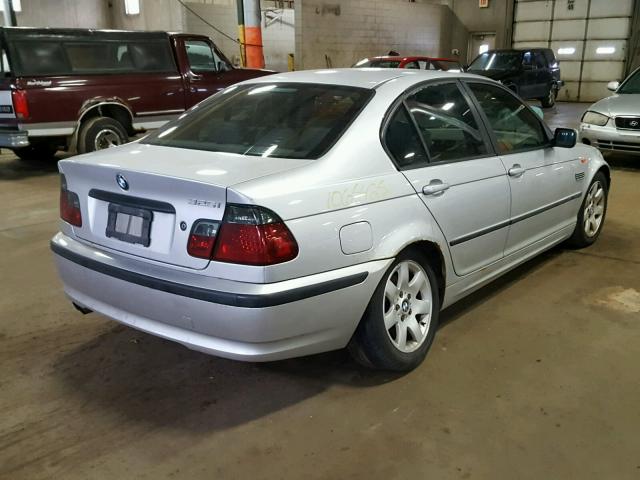 WBAEV33463KL84492 - 2003 BMW 325 I SILVER photo 4