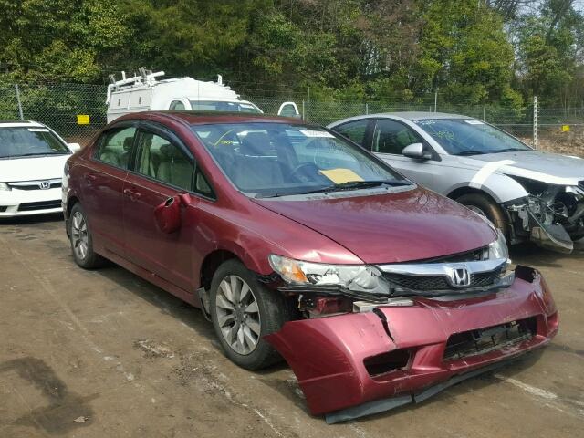 2HGFA1F93AH525667 - 2010 HONDA CIVIC EXL Bordo foto 1