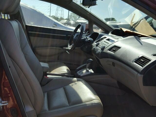 2HGFA1F93AH525667 - 2010 HONDA CIVIC EXL Bordo foto 5