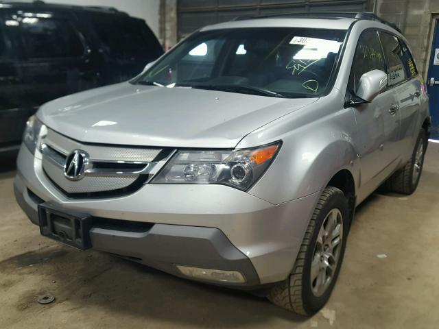 2HNYD28318H504463 - 2008 ACURA MDX TECHNO SILVER photo 2