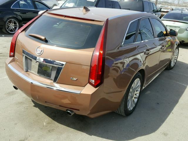 1G6DK8EG5A0140338 - 2010 CADILLAC CTS PERFOR BROWN photo 4