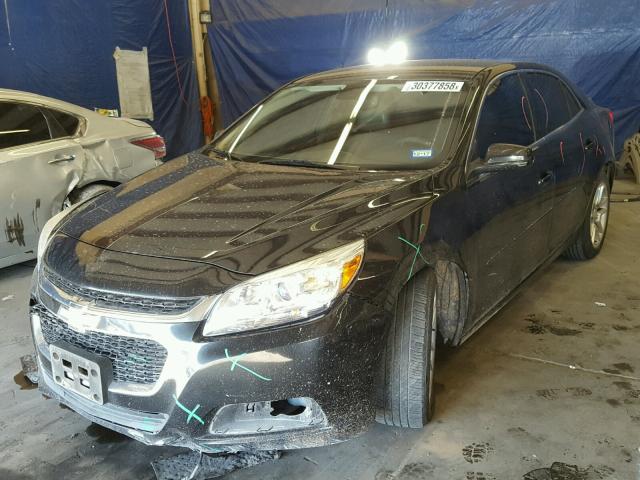 1G11C5SL7EF273711 - 2014 CHEVROLET MALIBU 1LT BLACK photo 2