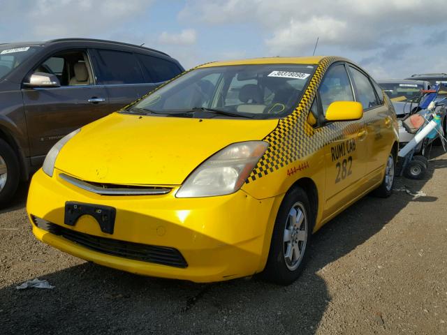 JTDKB20U873294466 - 2007 TOYOTA PRIUS YELLOW photo 2