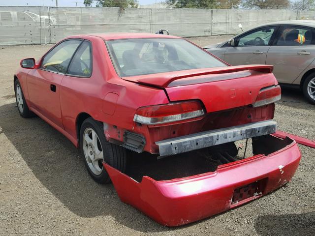 JHMBB62491C011566 - 2001 HONDA PRELUDE RED photo 3