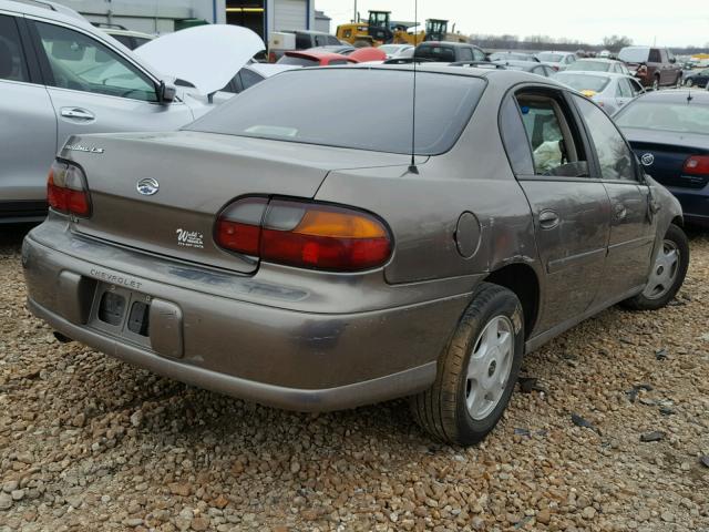 1G1NE52JX1M586218 - 2001 CHEVROLET MALIBU LS 棕色 照片 4