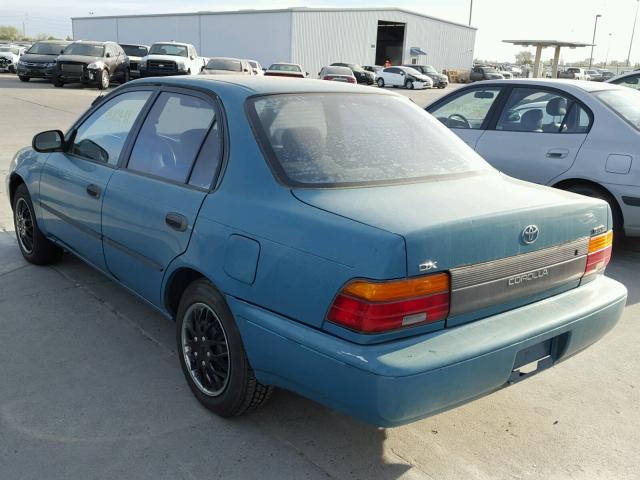 1NXAE09B9SZ318619 - 1995 TOYOTA COROLLA LE GREEN photo 3