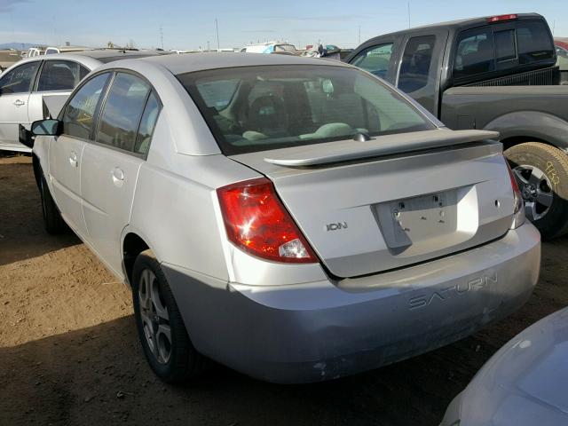 1G8AL54F14Z116939 - 2004 SATURN ION LEVEL SILVER photo 3