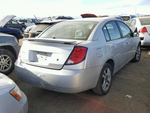 1G8AL54F14Z116939 - 2004 SATURN ION LEVEL SILVER photo 4