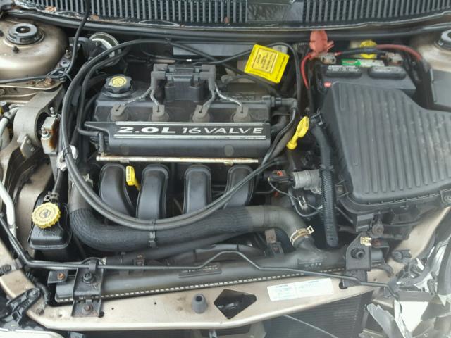 1B3ES46C31D203906 - 2001 DODGE NEON SE TAN photo 7