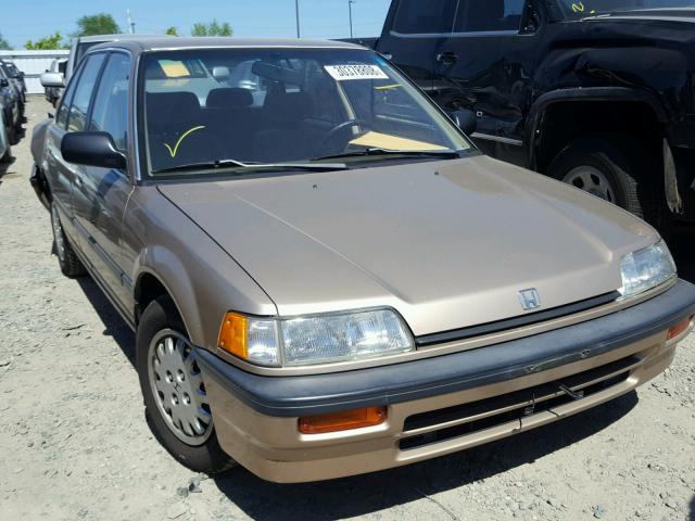 JHMED3658JS017230 - 1988 HONDA CIVIC LX TAN photo 1