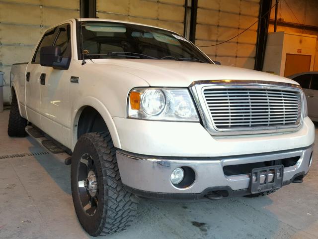 1FTPW14V28FB47566 - 2008 FORD F150 SUPER WHITE photo 1