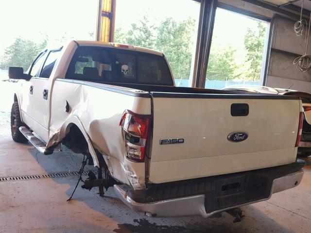 1FTPW14V28FB47566 - 2008 FORD F150 SUPER WHITE photo 3