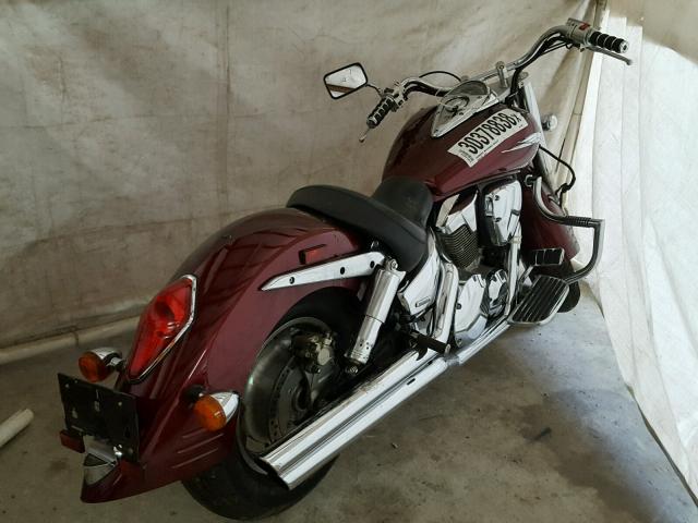 1HFSC52646A309042 - 2006 HONDA VTX1300 R BURGUNDY photo 4