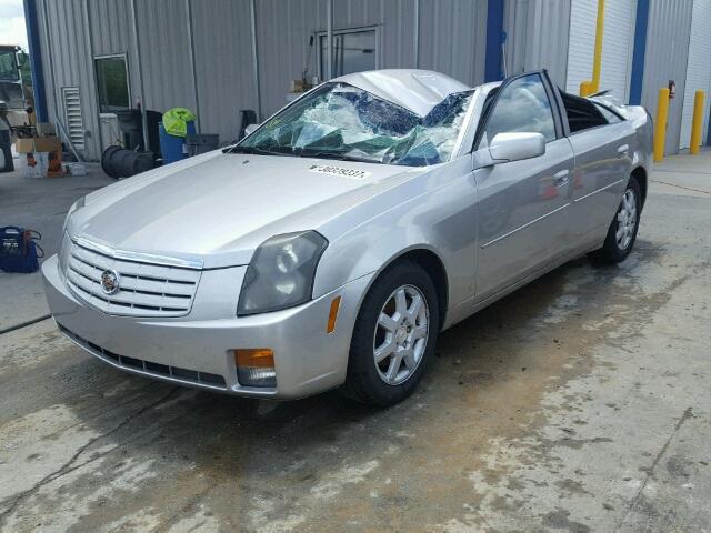 1G6DM57T760141453 - 2006 CADILLAC CTS SILVER photo 2