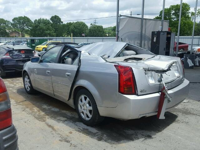 1G6DM57T760141453 - 2006 CADILLAC CTS SILVER photo 3