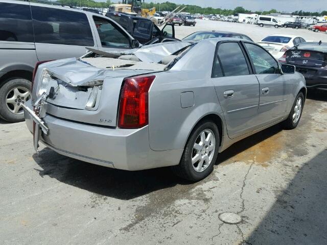 1G6DM57T760141453 - 2006 CADILLAC CTS SILVER photo 4