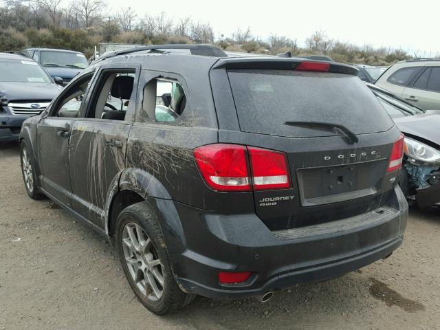 3C4PDDEG4CT258433 - 2012 DODGE JOURNEY R/ BLACK photo 3