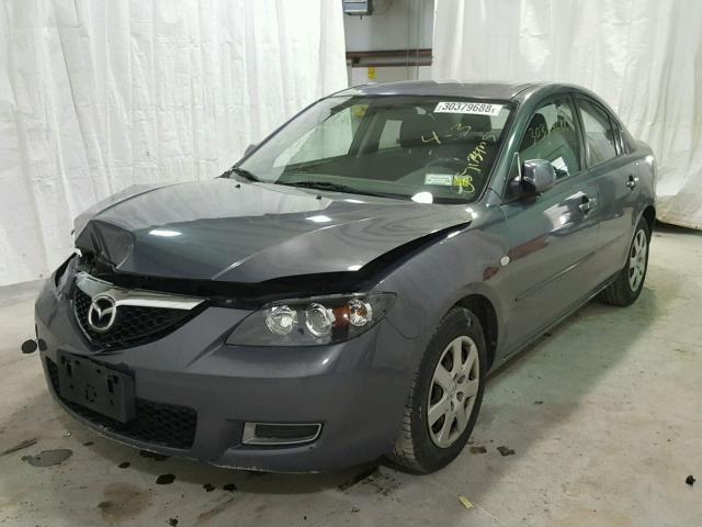 JM1BK12G481813768 - 2008 MAZDA 3 I GRAY photo 2