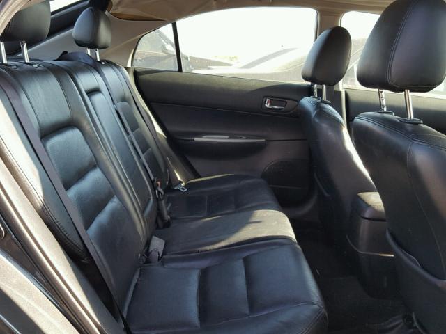 1YVFP84C345N65550 - 2004 MAZDA 6 I GRAY photo 6