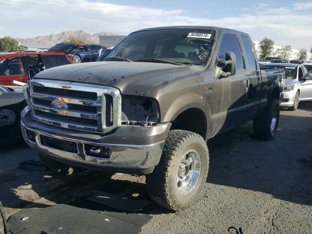 1FTSX21P36EA27541 - 2006 FORD F250 SUPER BLACK photo 2