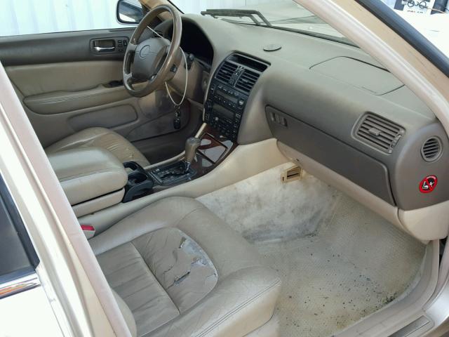 JT8BH28F4V0083525 - 1997 LEXUS LS 400 BEIGE photo 5