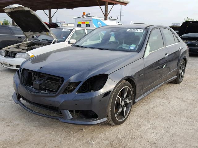 WDDHF2EB6BA418069 - 2011 MERCEDES-BENZ E 350 BLUE BLUE photo 2