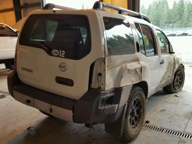 5N1AN0NW3DN824873 - 2013 NISSAN XTERRA X WHITE photo 4