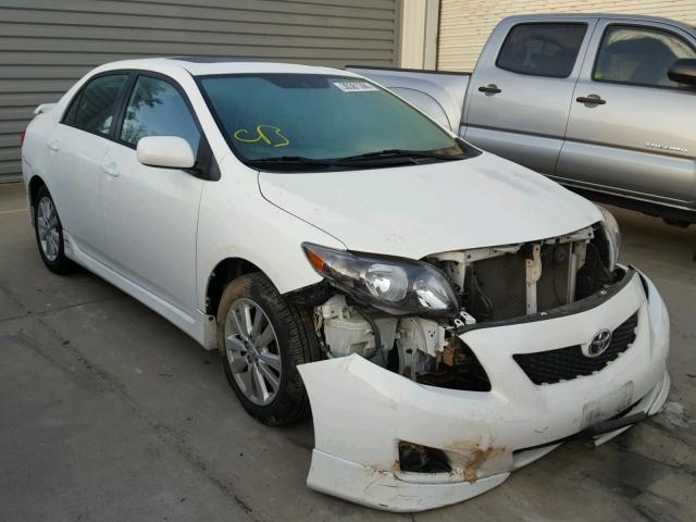 2T1BU4EEXAC505897 - 2010 TOYOTA COROLLA BA WHITE photo 1