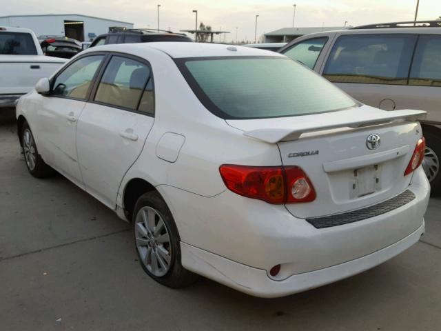 2T1BU4EEXAC505897 - 2010 TOYOTA COROLLA BA WHITE photo 3