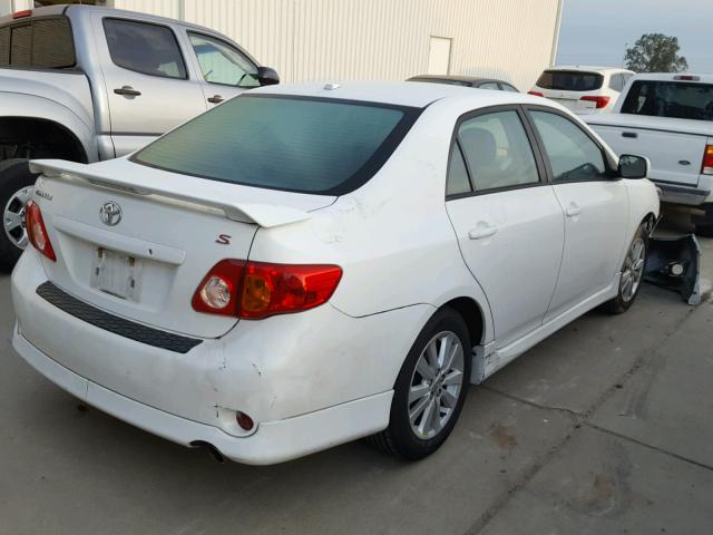 2T1BU4EEXAC505897 - 2010 TOYOTA COROLLA BA WHITE photo 4