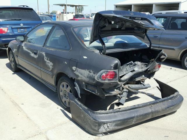 1HGEJ622XXL049561 - 1999 HONDA CIVIC DX BLACK photo 3