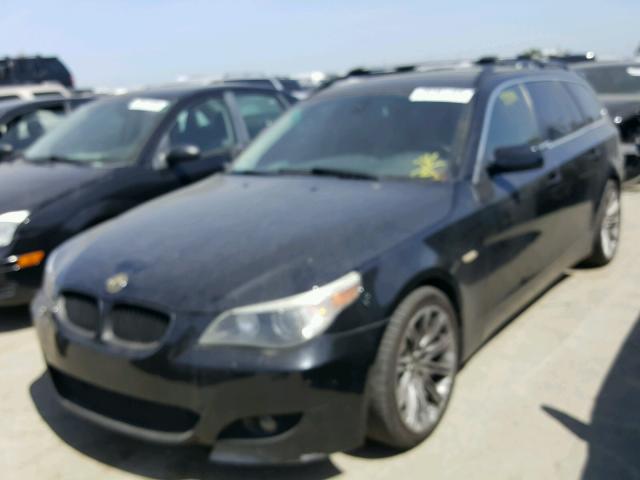 WBANN73546CN01856 - 2006 BMW 530 XIT BLACK photo 2