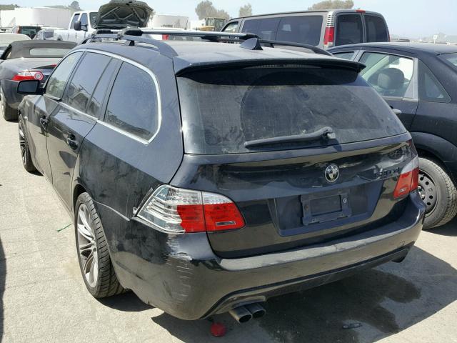 WBANN73546CN01856 - 2006 BMW 530 XIT BLACK photo 3