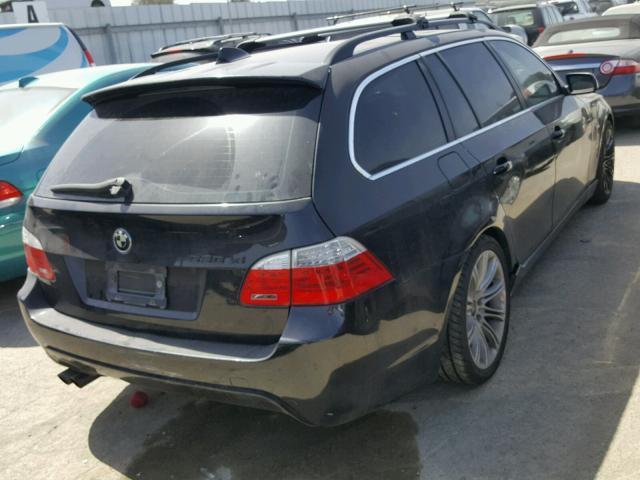 WBANN73546CN01856 - 2006 BMW 530 XIT BLACK photo 4