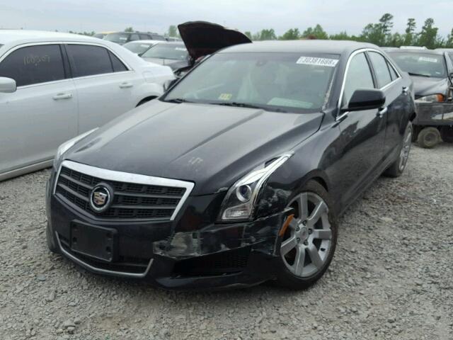 1G6AA5RA6E0158833 - 2014 CADILLAC ATS BLACK photo 2