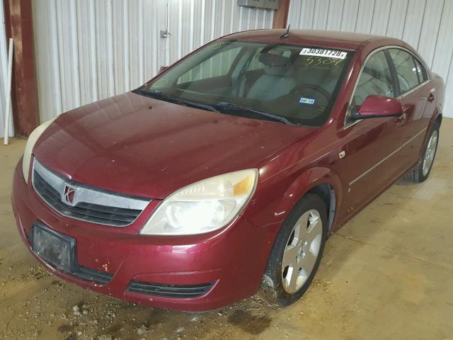 1G8ZS57N07F135304 - 2007 SATURN AURA XE MAROON photo 2