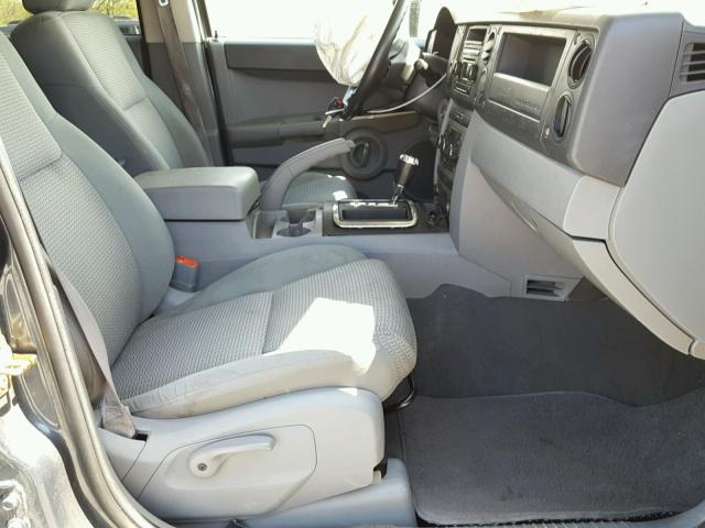 1J8HH48K37C636437 - 2007 JEEP COMMANDER გრაფიტი ფოტო 5