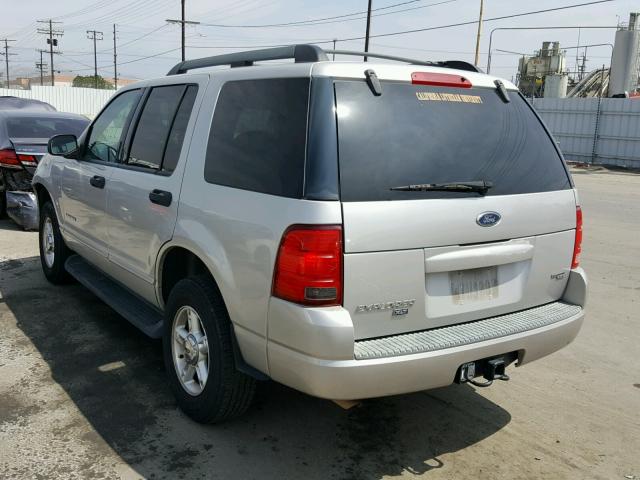 1FMZU63EX5ZA24830 - 2005 FORD EXPLORER X SILVER photo 3