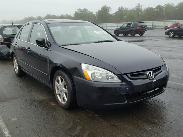 1HGCM66584A088420 - 2004 HONDA ACCORD EX BLACK photo 1