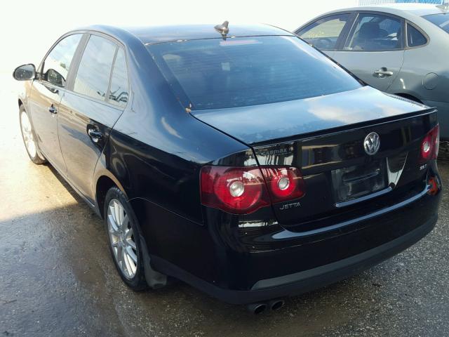 3VWRJ71K68M184492 - 2008 VOLKSWAGEN JETTA WOLF BLACK photo 3