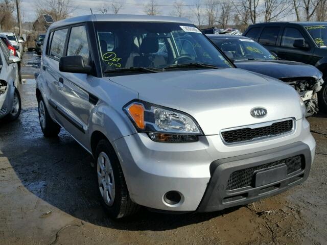 KNDJT2A11A7040739 - 2010 KIA SOUL SILVER photo 1