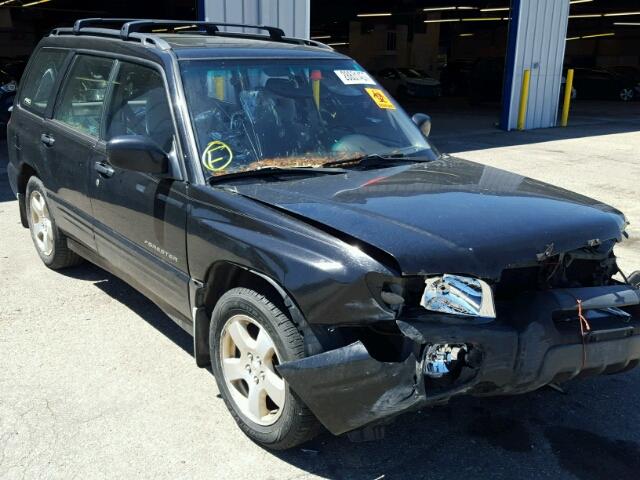 JF1SF65652G750176 - 2002 SUBARU FORESTER S Սև լուսանկար 1
