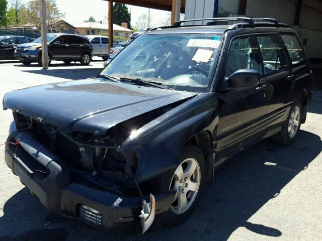 JF1SF65652G750176 - 2002 SUBARU FORESTER S Սև լուսանկար 2