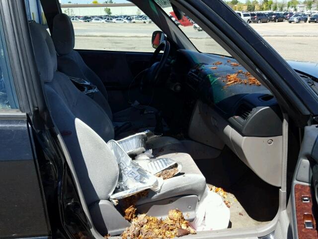 JF1SF65652G750176 - 2002 SUBARU FORESTER S Սև լուսանկար 5