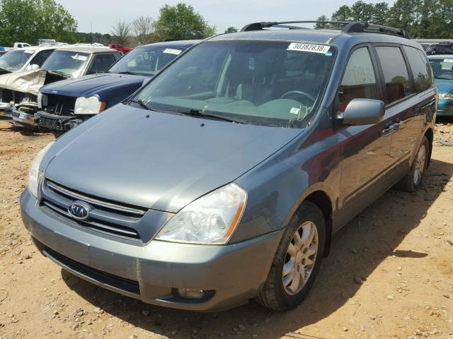 KNDMB233066090298 - 2006 KIA SEDONA EX BLUE photo 2