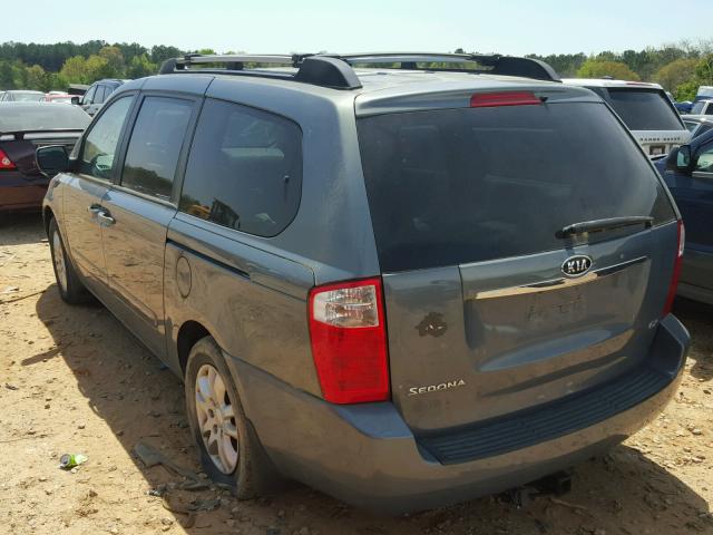 KNDMB233066090298 - 2006 KIA SEDONA EX BLUE photo 3