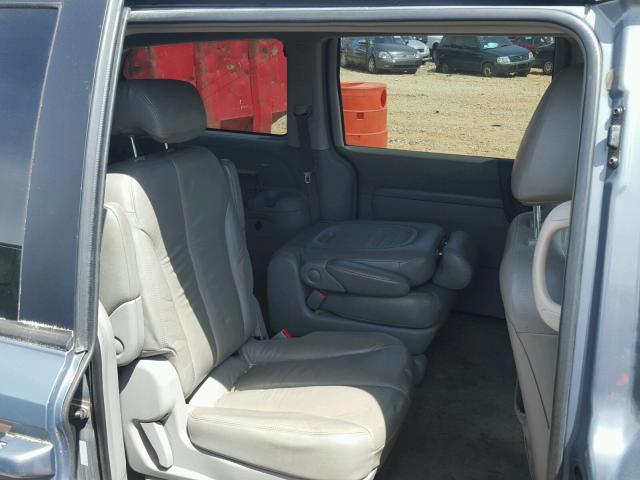 KNDMB233066090298 - 2006 KIA SEDONA EX BLUE photo 6