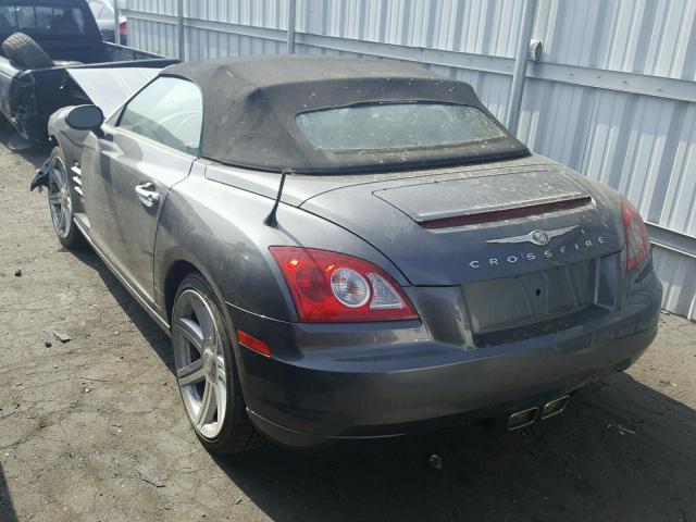 1C3AN65L75X041255 - 2005 CHRYSLER CROSSFIRE GRAY photo 3