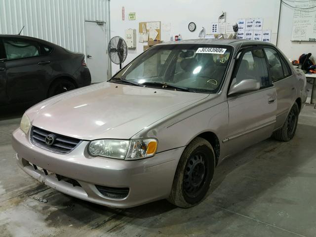 1NXBR12E81Z432953 - 2001 TOYOTA COROLLA CE SILVER photo 2