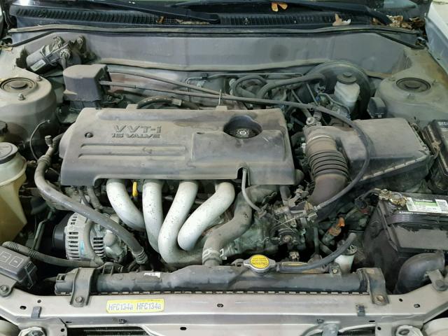 1NXBR12E81Z432953 - 2001 TOYOTA COROLLA CE SILVER photo 7